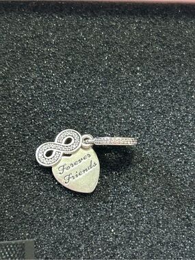 Pandora Silver Forever Friends Heart & Infinity Charm